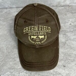 Green  Field Ranch cotton adjustable cap #cowboyhat‎